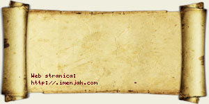 Jelisaveta Atanasković vizit kartica